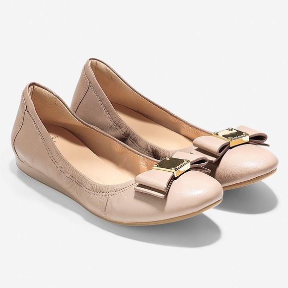 Cole Haan Shoes - Cole Haan Tali Bow Maple Sugar Ballet Flat